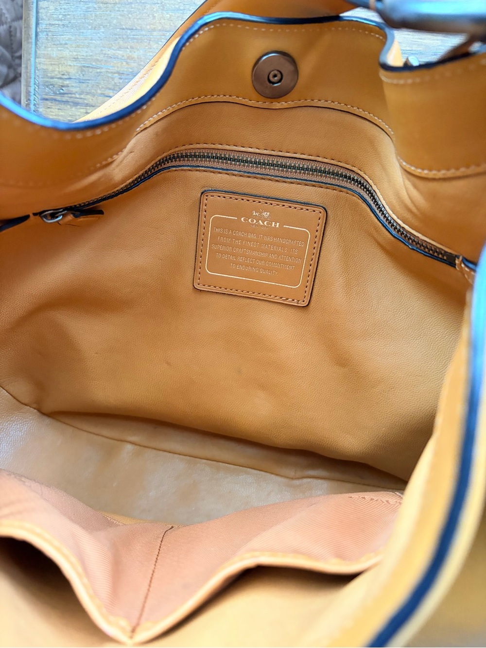 Coach Leather Hobo Nomad Shoulder Bag - Picture 7 of 13